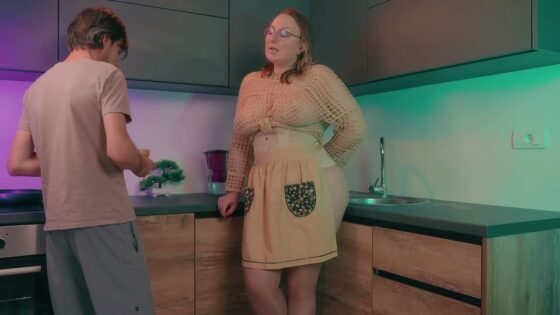 A Latina MILF is shaking from massive anal orgasms while her neighbor suddenly and spontaneously fucks her deep in the ass!!