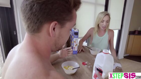 It slipped inside my annoying petite teen stepsister Zoe Parker