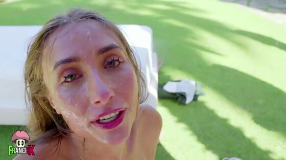 Lily Phillips Outdoor Blowbang – Nonstop Cocks & Massive Cum