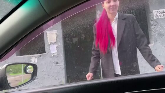 “Please not in the Pussy, I have a boyfriend” A cute student paid with her asshole for the trip