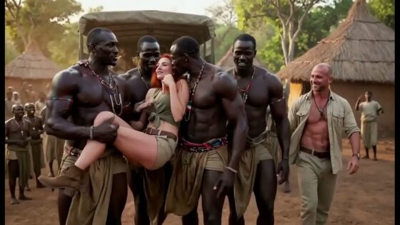 The BEST #75 Naughty (((( REDHEAD )))) HOT WIFE in the AFRICAN sex village! Stretched gaped wrecked brazilian girls gangbang creampie amador big pussy anal hard big dick [AI Generated]