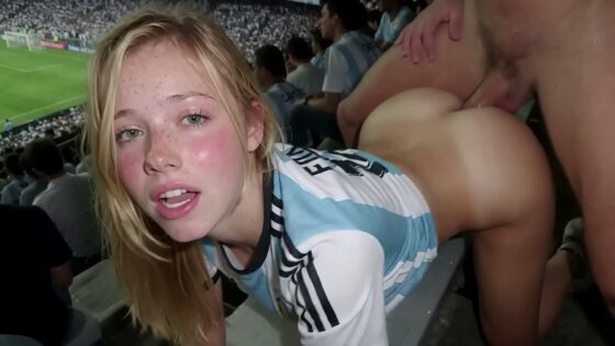 WOW!!- Met a Sexy Argentine Girl at the World Cup… Our Bet Was Crazy: If Argentina Wins, We Fuck in Public!”(IA)
