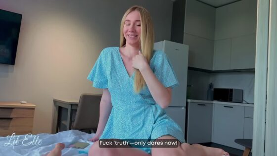 CLOSE CALL! Innocent Friend of My step Sister Panic-Hid My CUM Inside Her Panties