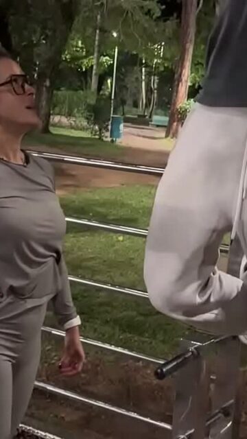 I fucked this delicious, slutty married woman in front of her cuckolded husband. The big-dicked personal trainer is going to give the slutty married woman a workout and then fuck her.
