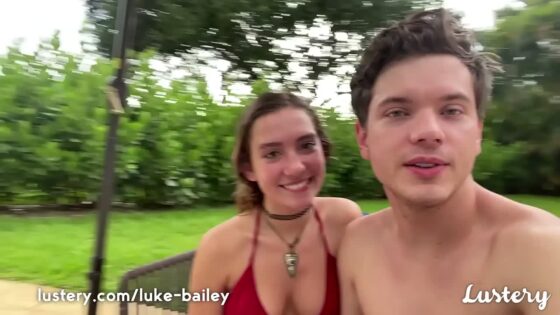 They met for a hock-up in his car and now film themselves having the hottest sex – Luke Cooper and Bailey Base
