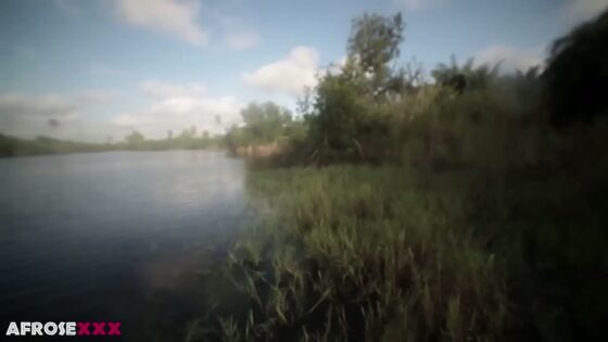 Fucking a busty tribe woman outdoor in a river was great experience