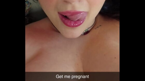 Homewrecker begs to be bred on snapchat while U sit next to your wife
