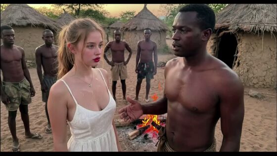 Innocent White Tourist Travels Through Africa and Gets Happily Fucked by a Tribe of Huge BBCs – ANAL VAGINAL – MASSIVE BLACK COCKS (AI)