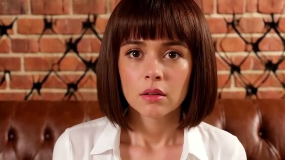 JOB INTERVIEW and sodomy. New housekeeper, young with large breasts, gets sodomized by her boss to start the day!!! [AI]