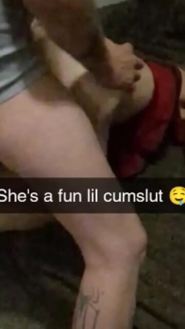 Roommates Girlfriend Rough Fucked & Manhandled On Snapchat