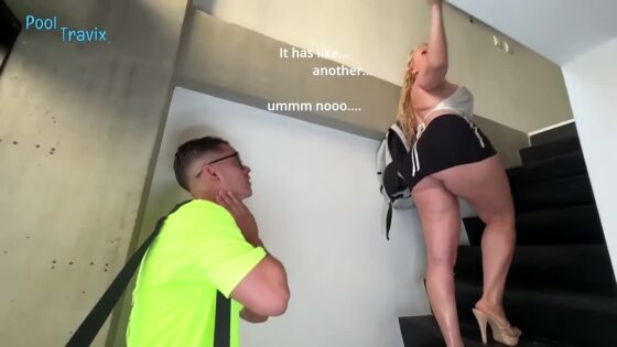 MILF Surprises Her Stepson with Her Huge Breasts